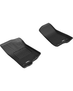 3D MAXpider 2018-2020 Jeep Wrangler JL Sport/Gladiator Jt Kagu 1st Row Floormat - Black - L1JP01911509
