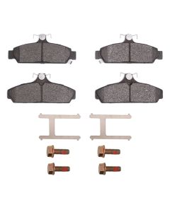 DFC 84-87 Chevrolet Corvette Front 5000 Advanced Semi Metallic Brake Pads and Hardware Kit - 1551-0294-01