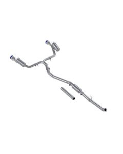 MBRP Armor Pro T304 SS 3 Inch CatBack Exhaust 2.5 Inch Dual Split Rear w/ Burnt End Tips Honda Civic - S49033BE