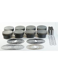 Mahle MS LS Piston Set 378ci 4.075in Bore 3.622 Stroke 6.125 Rod -4.5cc 10.0 CR - Set of 8 - 197813875