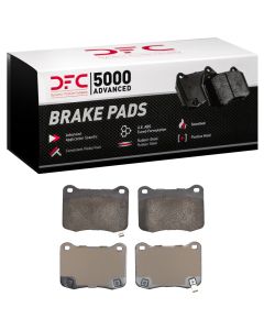 DFC 08-14 Lexus IS F Rear 5000 Advanced Low Metallic Brake Pads - 1551-1366-00