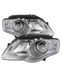 xTune Volkswagen Passat 06-10 (Halogen Only) Projector Headlights Chrome HD-JH-VWPAT06-C - 9025570