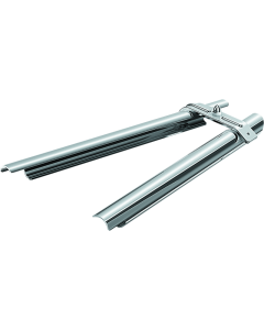 Chrome Downtube Covers for 00-06 Softail - Kuryakyn 7853