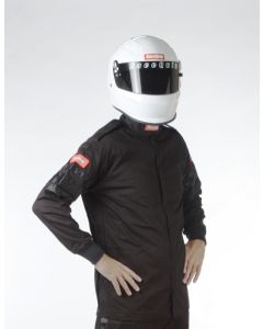 RaceQuip 110 Series Pyrovatex Jacket  - Black - 2XL- RACE-111007