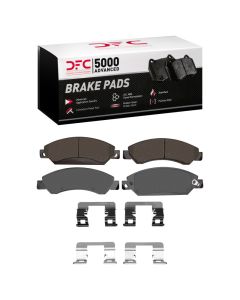 DFC 05-08 Cadillac Escalade ESV Front 5000 Advanced Ceramic Brake Pads and Hardware Kit - 1551-1092-01