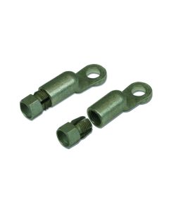 Moroso Battery Cable Remote Fitting End Kit - Compression Style End - 3/8in - 2 Pack - 74170