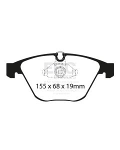 EBC 11-12 BMW 1M Coupe 3.0 Twin Turbo Greenstuff Front Brake Pads - DP21449