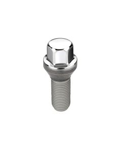 McGard Hex Lug Bolt (Cone Seat) M12X1.25 / 17mm Hex / 22.0mm Shank Length (Box of 50) - Chrome - 69732
