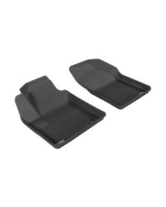 3D MAXpider 2007-2010 Chrysler Sebring Sedan Kagu 1st Row Floormat - Black - L1CY00111509