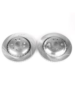 Power Stop 07-17 Lexus LS460 Rear Evolution Drilled & Slotted Rotors - Pair - JBR1352XPR