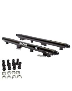 Snow 2005+ Hemi 5.7L/6.1L/6.4L 34mm Injector Height Return Style Billet Fuel Rail Kit - SNF-34111