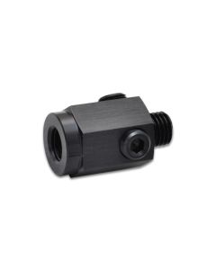Anodized Black Extender Fitting with NPT Ports