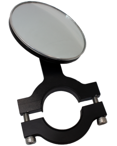 Fishbone Offroad Tube Door Mirror Billet Aluminum - Black Powdercoat - FB21114