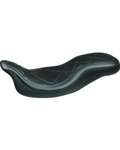 Mustang 06-21 Kawasaki Vulcan 900 Classic, Custom Standard Touring 1PC Seat w/Studs - Black - 76126