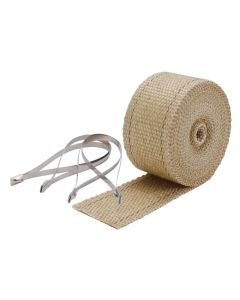 DEI Exhaust Wrap Kit - Pipe Wrap and Locking Tie - Tan - 10122