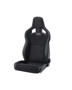Recaro Passenger Cross Sportster CS 3 Point Seat with Heat Black Leather | Black Leather with Black Logo- 414.10.2785
