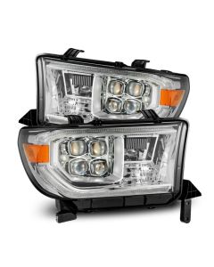 AlphaRex 07-13 Toyota Tundra / 08-17 Sequoia NOVA LED Proj HL Chrome w/Actv Light Seq. Sig + DRL - 880819