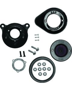 S&S Cycle 01-17 BT Stealth Air Stinger Kit w/ Gloss Black Teardrop - 170-0722A