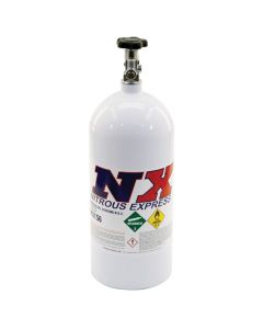 Nitrous Express 10lb Bottle w/Mainline Valve (6.89 Dia x 20.19 Tall) - ML11100