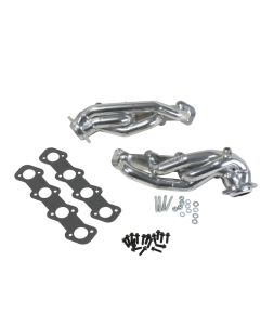 BBK 99-03 Ford F Series Truck 5.4 Shorty Tuned Length Exhaust Headers - 1-5/8 Silver Ceramic - 35180