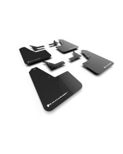 Rally Armor 21-25 Dodge Ram 1500 TRX Black UR Mud Flap - White Logo - MF128-UR-BLK-WH