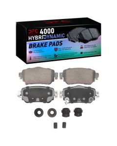 DFC 17-25 Nissan Leaf Rear 4000 HybriDynamic Brake Pads and Hardware Kit - 4000-1965-01