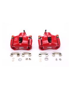 Power Stop 2006 Lexus GS300 Front Red Calipers w/Brackets - Pair - S6040