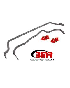 BMR 16-18 Chevy Camaro Sway Bar Kit w/ Bushings - Black Hammertone - SB052H