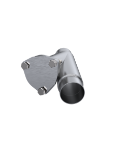 QTP 2.25in Weld-On QTEC Exhaust Cutout Y-Pipe - 10225