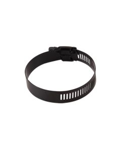 High-Torque Black Stainless Steel Clamps - Pack of 10