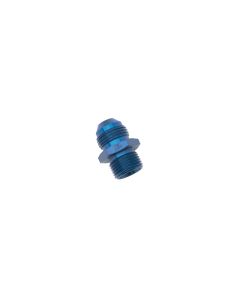 Russell Performance -6 AN Flare to 10mm x 1.5 Metric Thread Adapter (Blue) - 670240