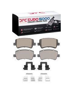 DFC 07-18 Land Rover Range Rover Evoque Rear Euro 5000 Ceramic Brake Pads and Hardware Kit - 1600-1307-01