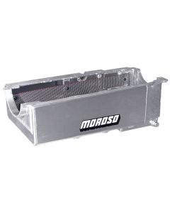 Moroso Chevrolet Big Block Mark IV (w/No Cross Member) Kicked Out Wet Sump 6-7qt 8in Alum Oil Pan - 21600