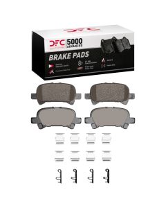DFC 00-04 Toyota Solara Rear 5000 Advanced Ceramic Brake Pads and Hardware Kit - 1551-0828-02