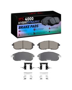 DFC 03-12 Infiniti G35 Front 4000 HybriDynamic Brake Pads and Hardware Kit - 4000-0815-01