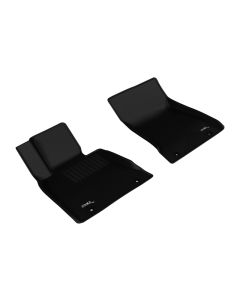 3D MAXpider 2015-2019 Genesis/Hyundai G80/Genesis Sedan Kagu 1st Row Floormat - Black - L1HY06111509