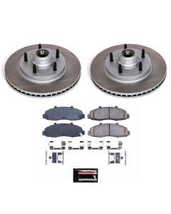 Power Stop 97-00 Ford F-150 Front Semi-Coated Rotor Kit - SC1865