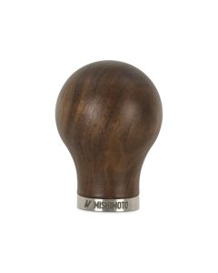 Mishimoto Round Steel Core Wood Shift Knob - Walnut - MMSK-WD-RWN