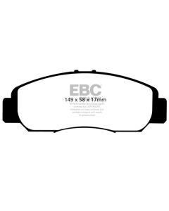 EBC 06-11 Acura CSX (Canada) 2.0 Yellowstuff Front Brake Pads - DP41669R