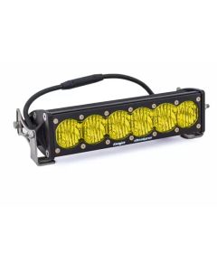 Baja Designs 10 Inch Amber Lens Wide Driving OnX6 LED Light Bar- BAJA-451014