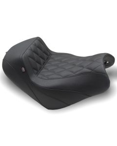 Mustang 15-23 Kawasaki Vulcan S Solo Seat Diamond Stitch - Black - 76430