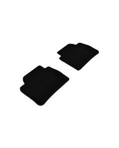 3D MAXpider 2012-2020 BMW 3 Series/4 Series Gran Coupe F30/F36 Kagu 2nd Row Floormats - Black - L1BM03721509
