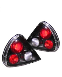 Spyder Mitsubishi Mirage 99-02 2/4Dr Euro Style Tail Lights Black ALT-YD-ML99-BK - 5006493