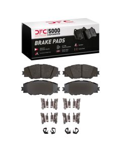DFC 06-20 Pontiac Vibe Front 5000 Advanced Ceramic Brake Pads and Hardware Kit - 1551-1211-01