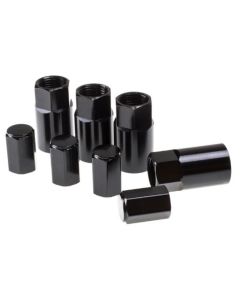 Black Wheel Mate Valve Stem Covers - Durable & Stylish