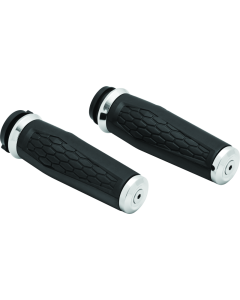 Chrome Kuryakyn Hex Grips for Throttle-By-Wire - 5922