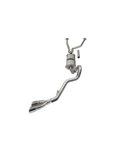 Corsa 22-25 Toyota Tundra 4WD 3in Sport Cat-Back Side Exit Exhaust System w/ Twin 4in Polished Tips - 21245