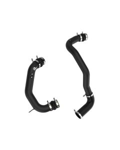 aFe POWER Bladerunner Aluminum Hot and Cold Charge Pipe Kit Black Ford F-250|F-350 Diesel Trucks V8-6.4L 2008-2010- AFE-46-20074-B