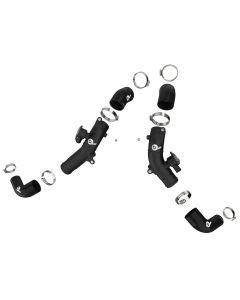 aFe POWER Bladerunner 2.5in Aluminum Hot Charge Pipe Black Toyota Tundra V6-3.5L tt 2022- AFE-46-20568-B