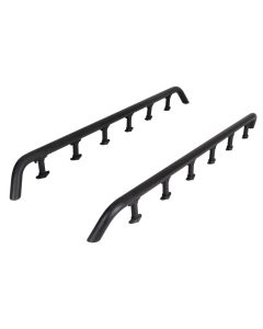 Go Rhino SRM500 Dual Rail Kit (For 75in. Long Rack) - Tex. Blk (Rails ONLY - Req. Platform) - 5935071T